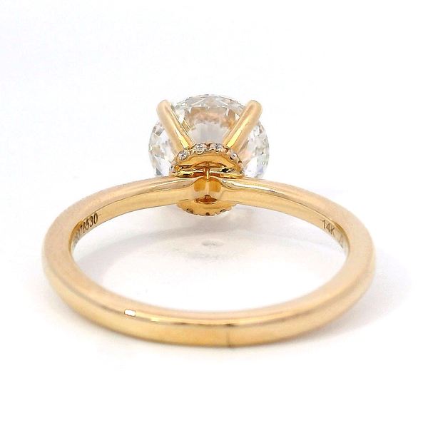 14k Hidden Halo Engagement Ring Image 3 David Douglas Diamonds & Jewelry Marietta, GA