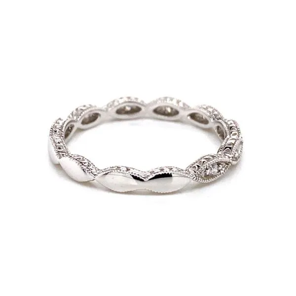 14k Vintage Scallop Wedding Band Image 3 David Douglas Diamonds & Jewelry Marietta, GA