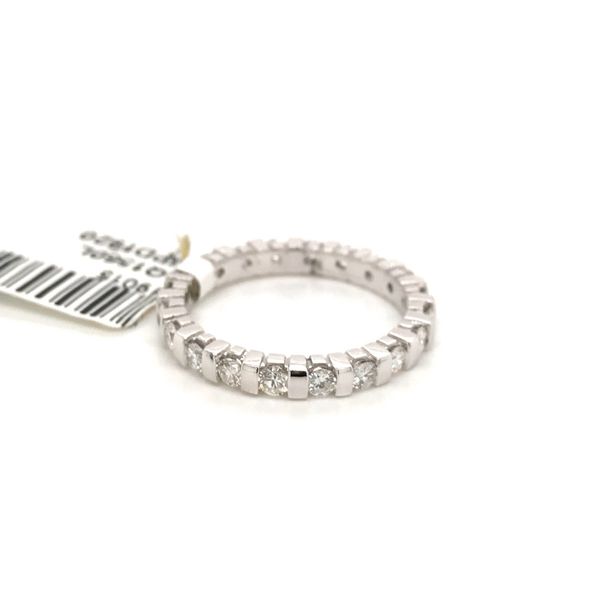 18k White Gold Eternity Ring Image 2 David Douglas Diamonds & Jewelry Marietta, GA