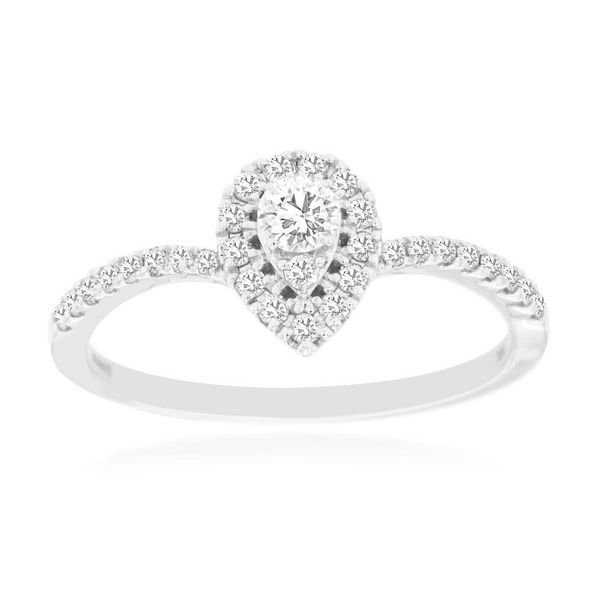 14k Pear Halo Fashion Ring David Douglas Diamonds & Jewelry Marietta, GA