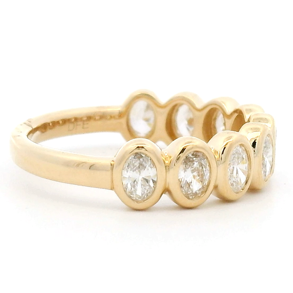 Oval Bezel Band | 0.80 ctw Image 4 David Douglas Diamonds & Jewelry Marietta, GA