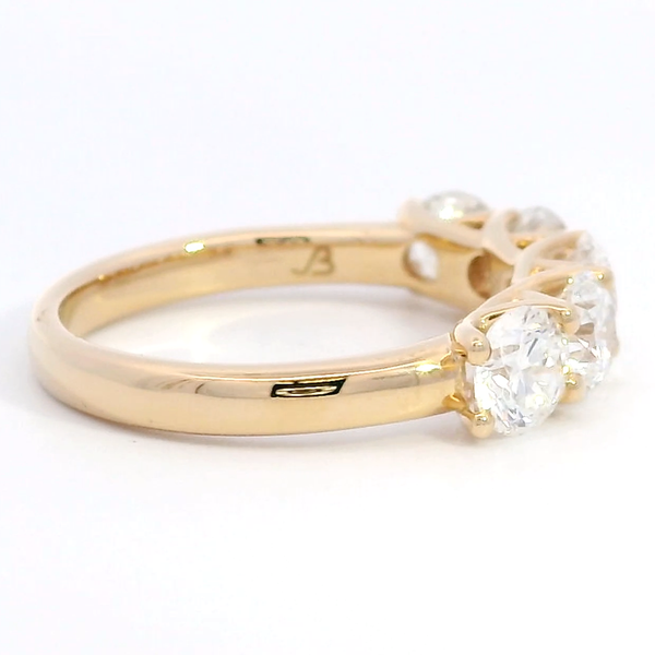 Five Stone Band | 2 ctw Image 4 David Douglas Diamonds & Jewelry Marietta, GA