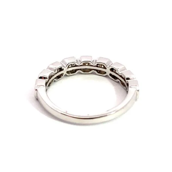 14k White Gold Diamond Stackable Ring