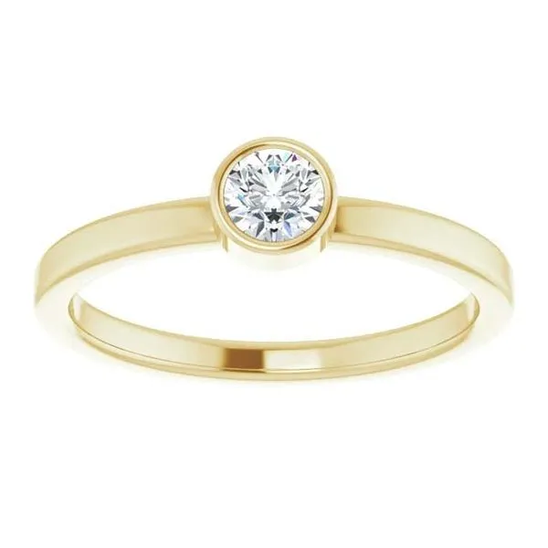 Solitaire Stackable Band thumb image 3
