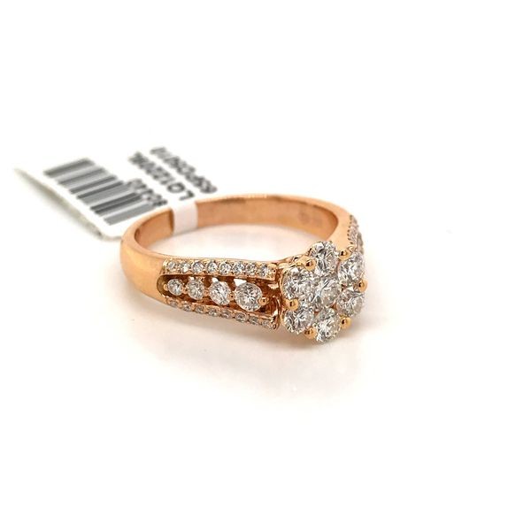 18k Rose Gold Cluster Ring Image 2 David Douglas Diamonds & Jewelry Marietta, GA