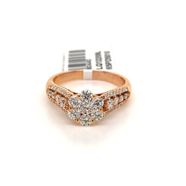 18k Rose Gold Cluster Ring David Douglas Diamonds & Jewelry Marietta, GA