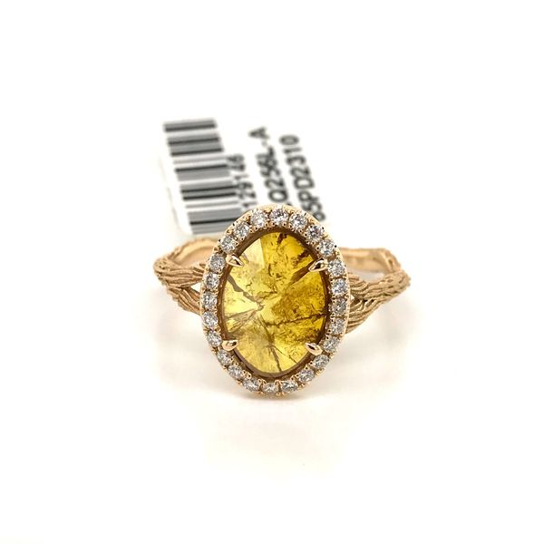 18k Yellow Gold Branch Style Diamond Ring David Douglas Diamonds & Jewelry Marietta, GA