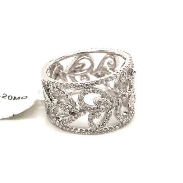 18k White Gold Wide Fashion Ring Image 3 David Douglas Diamonds & Jewelry Marietta, GA