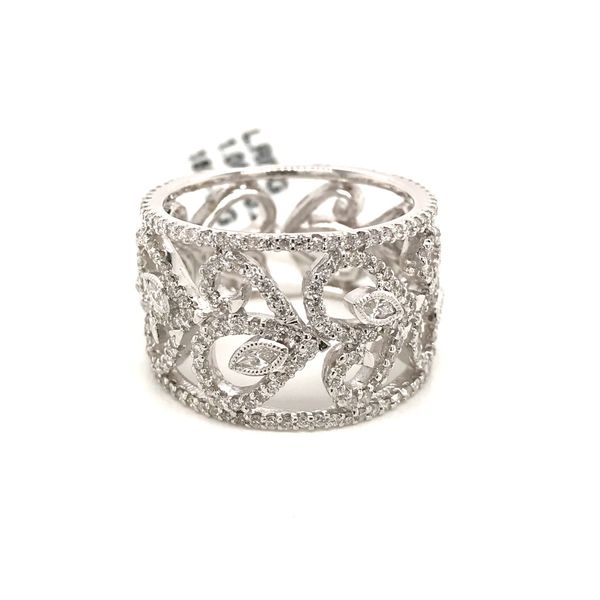 18k White Gold Wide Fashion Ring David Douglas Diamonds & Jewelry Marietta, GA