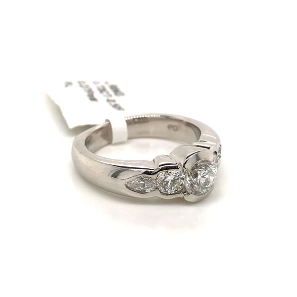 18k White Gold 5-Stone Ring Image 2 David Douglas Diamonds & Jewelry Marietta, GA