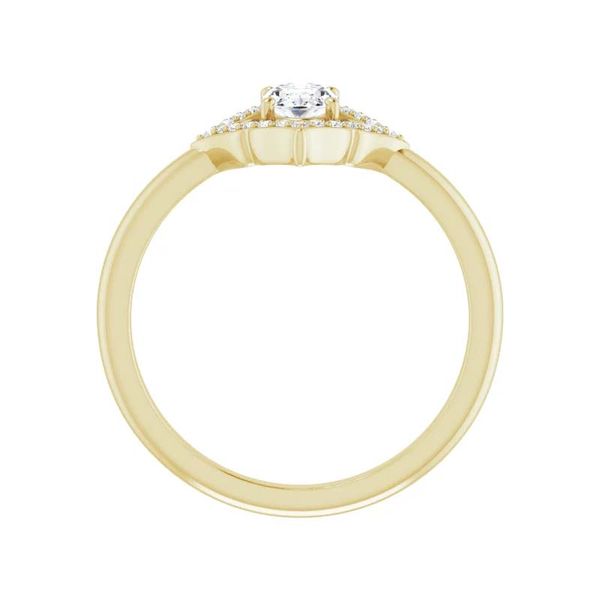 Fancy Halo Diamond Ring Image 2 David Douglas Diamonds & Jewelry Marietta, GA