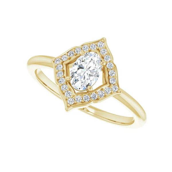 Fancy Halo Diamond Ring Image 5 David Douglas Diamonds & Jewelry Marietta, GA