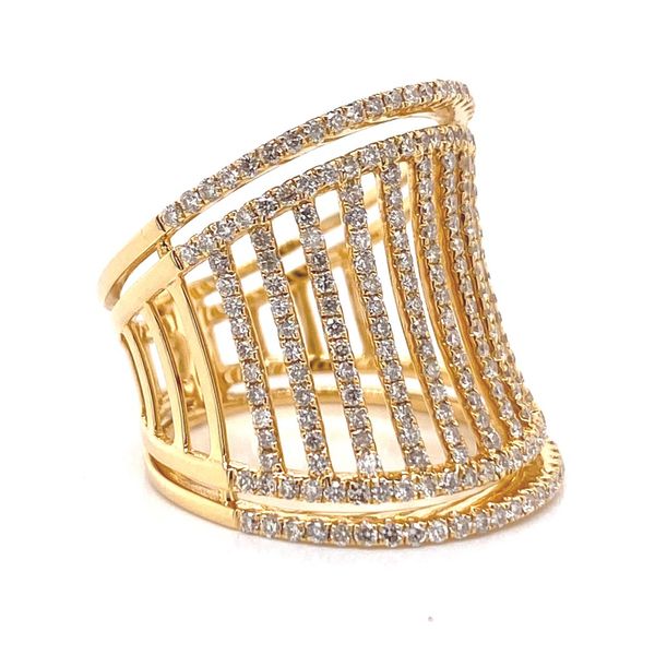 18k Diamond Decorated Ring Image 2 David Douglas Diamonds & Jewelry Marietta, GA
