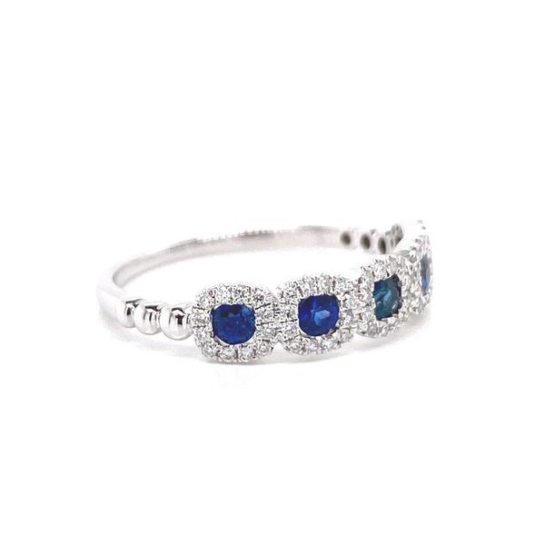 18k Mulit Halo Gemstone Ring Image 2 David Douglas Diamonds & Jewelry Marietta, GA