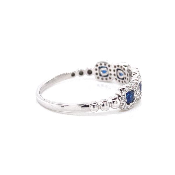 18k Mulit Halo Gemstone Ring Image 3 David Douglas Diamonds & Jewelry Marietta, GA