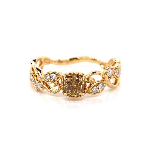 18k Floral Inspired Diamond Ring David Douglas Diamonds & Jewelry Marietta, GA