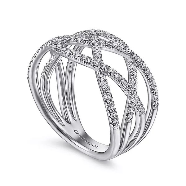 Layered Grid Diamond Ring Image 3 David Douglas Diamonds & Jewelry Marietta, GA