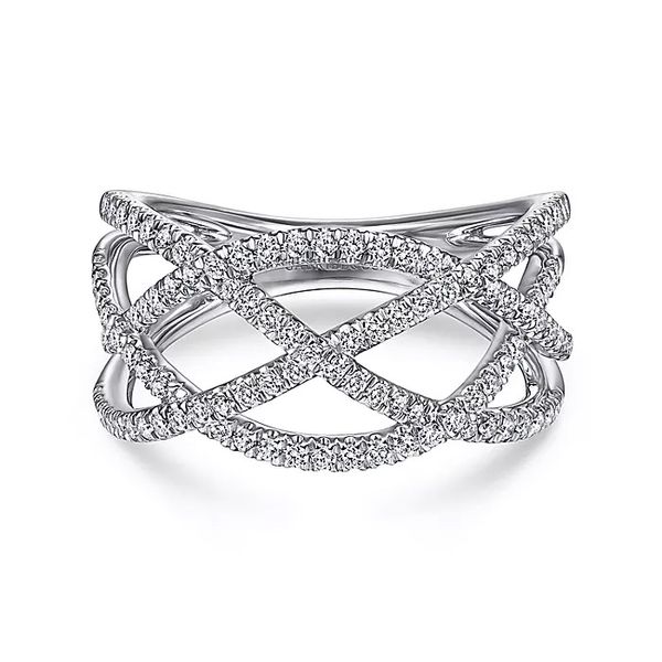 Layered Grid Diamond Ring David Douglas Diamonds & Jewelry Marietta, GA