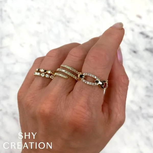 14k Hexagon Ring