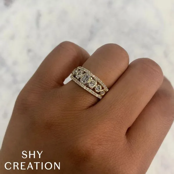 14k Bezel Ring