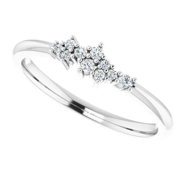 14k Stackable Cluster Ring Image 5 David Douglas Diamonds & Jewelry Marietta, GA