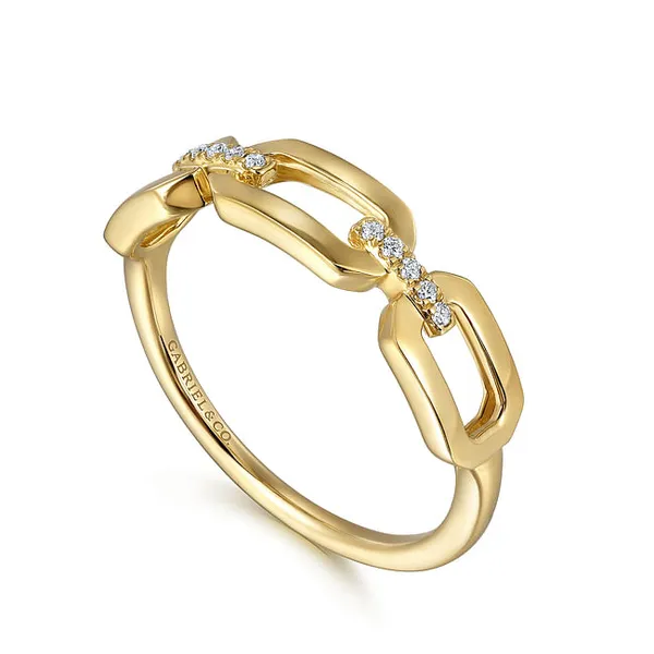 Chainlink Diamond Ring
