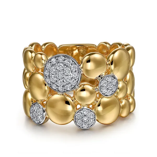 Wide Bujukan Pave Ring thumb image 1