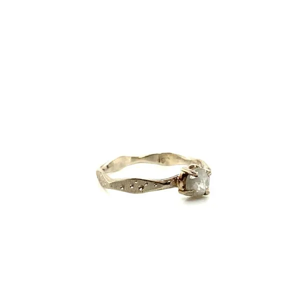 14k Rose Cut Diamond Ring