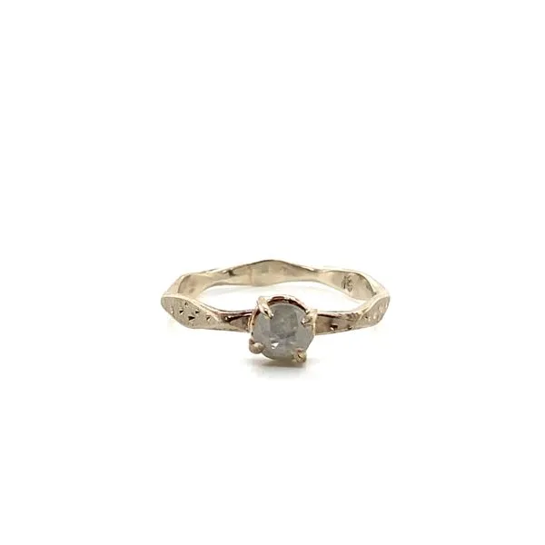 14k Rose Cut Diamond Ring