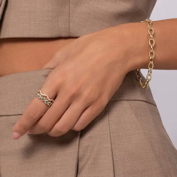 Wave Stackable Ring Image 2 David Douglas Diamonds & Jewelry Marietta, GA