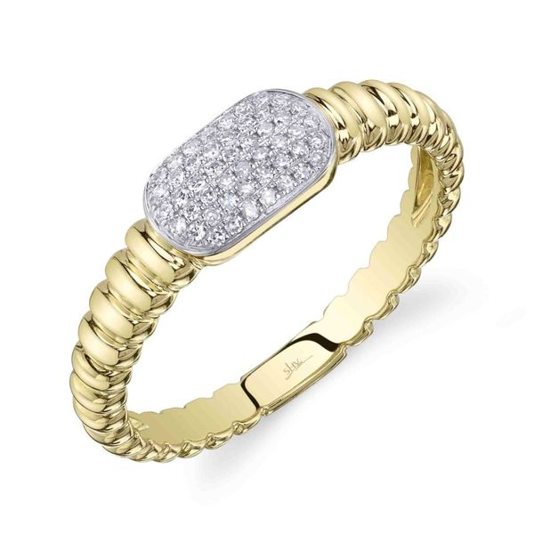 Pave Ribbed Ring David Douglas Diamonds & Jewelry Marietta, GA