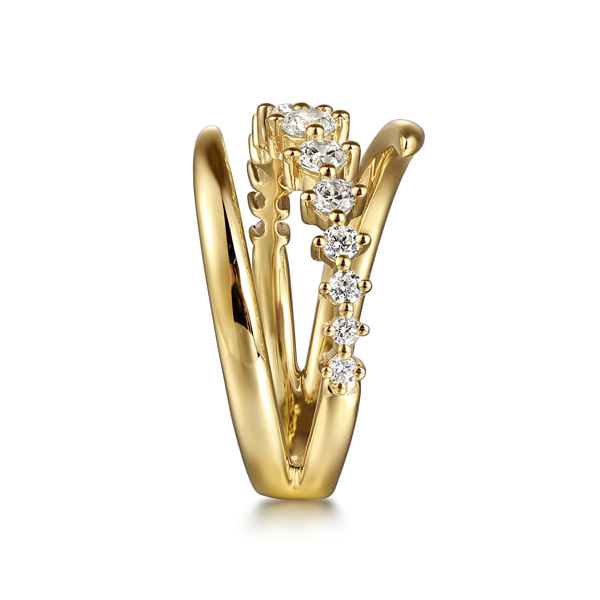Kaslique Bypass Ring Image 4 David Douglas Diamonds & Jewelry Marietta, GA