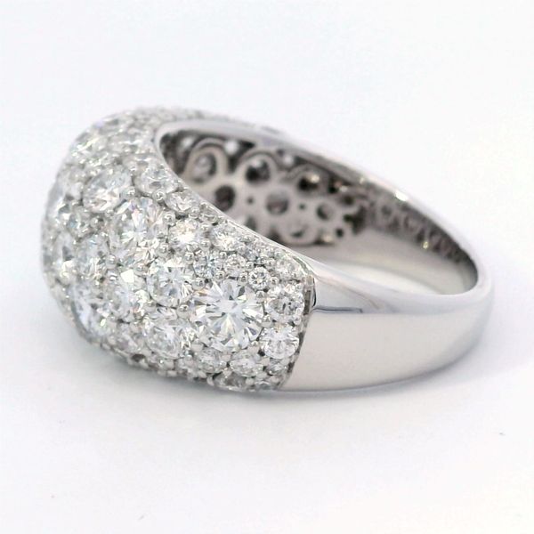 Pave Lab Diamond Ring | 4 ctw Image 3 David Douglas Diamonds & Jewelry Marietta, GA