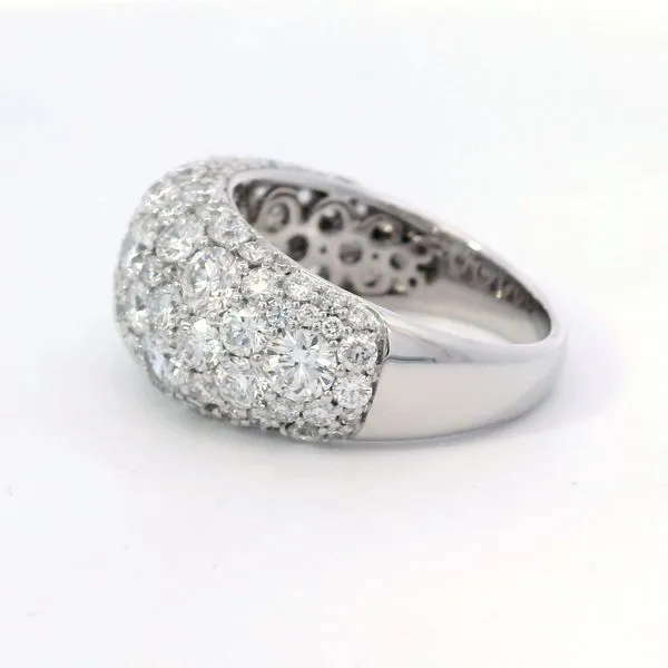 Pave Lab Diamond Ring | 4 ctw Image 3 David Douglas Diamonds & Jewelry Marietta, GA