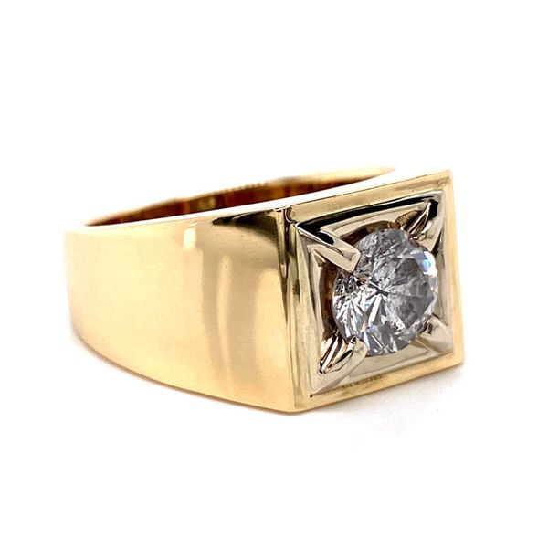 10k Diamond Signet Ring Image 2 David Douglas Diamonds & Jewelry Marietta, GA
