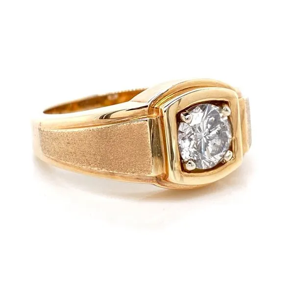 10k Diamond Signet Style Ring Image 2 David Douglas Diamonds & Jewelry Marietta, GA