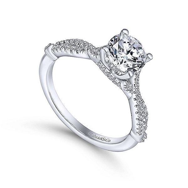 14k Braided Style Engagement Ring Image 3 David Douglas Diamonds & Jewelry Marietta, GA