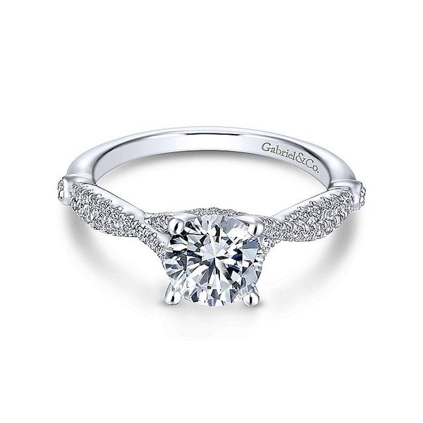 14k Braided Style Engagement Ring David Douglas Diamonds & Jewelry Marietta, GA