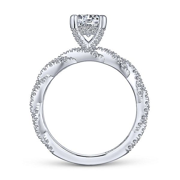 14k Braided Engagement Ring Image 2 David Douglas Diamonds & Jewelry Marietta, GA