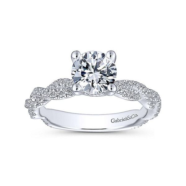 14k Braided Engagement Ring Image 4 David Douglas Diamonds & Jewelry Marietta, GA