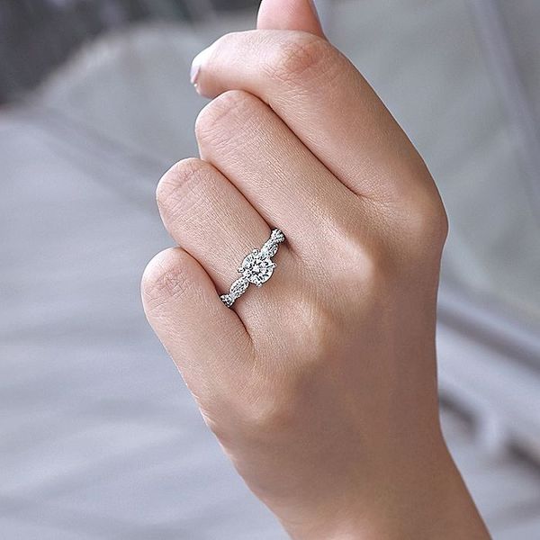 14k Braided Engagement Ring Image 5 David Douglas Diamonds & Jewelry Marietta, GA