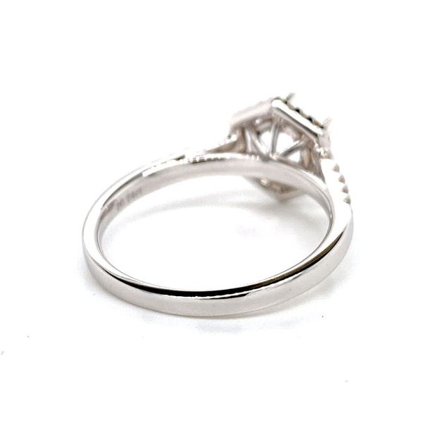 18k Hexagon Halo Engagement Ring Image 4 David Douglas Diamonds & Jewelry Marietta, GA