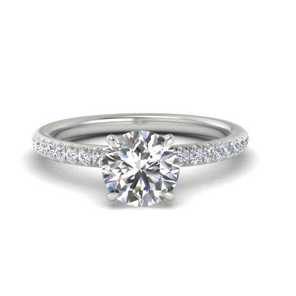 14k Accented Solitaire Engagement Ring David Douglas Diamonds & Jewelry Marietta, GA