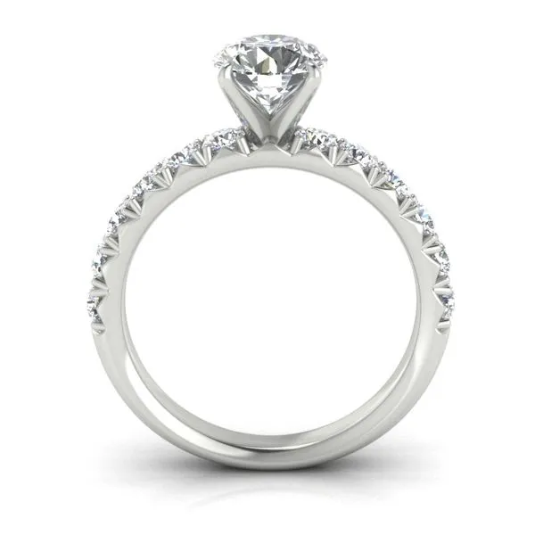 14k Accented Solitaire Engagement Ring Image 2 David Douglas Diamonds & Jewelry Marietta, GA