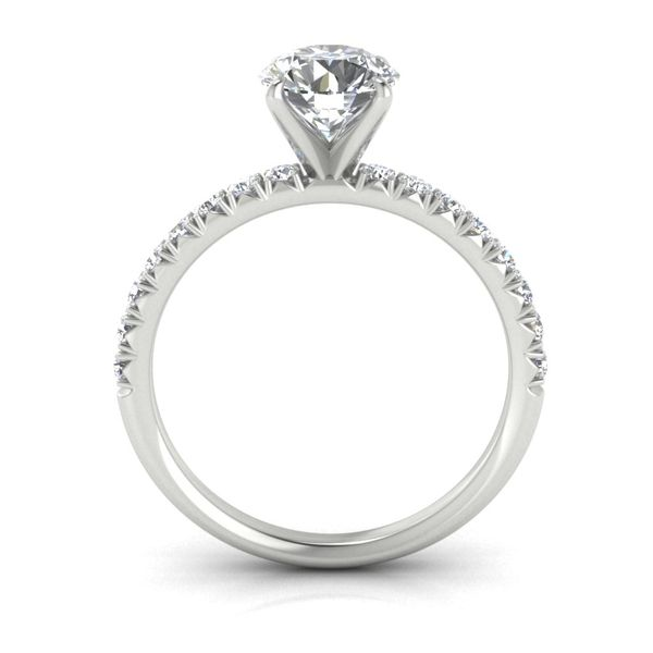 14k Accented Solitaire Engagement Ring Image 2 David Douglas Diamonds & Jewelry Marietta, GA