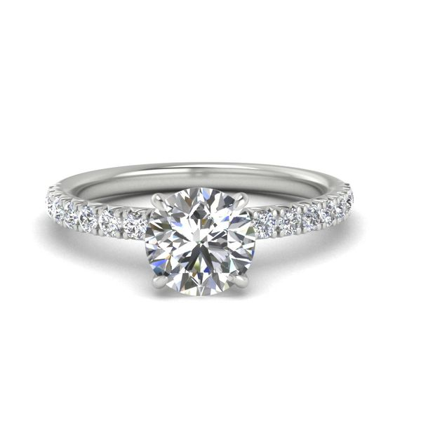 14k Accented Solitaire Engagement Ring David Douglas Diamonds & Jewelry Marietta, GA