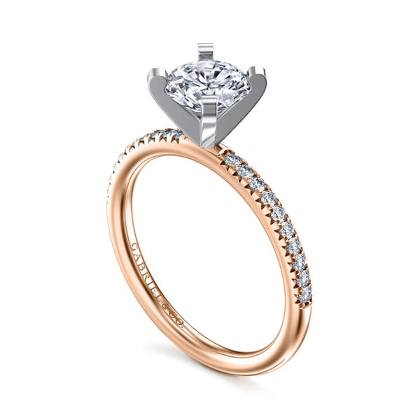 French Pave Engagement Ring | 0.15 ctw Image 4 David Douglas Diamonds & Jewelry Marietta, GA