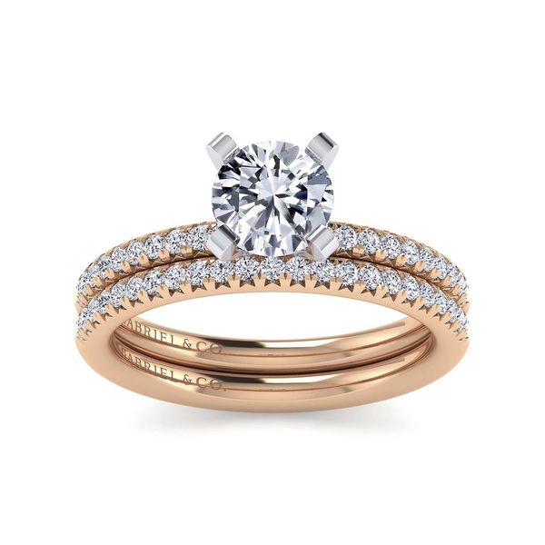 French Pave Engagement Ring | 0.15 ctw Image 5 David Douglas Diamonds & Jewelry Marietta, GA