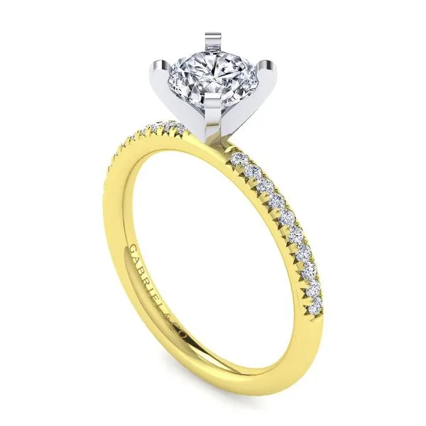 14k Accented Engagement Ring Image 3 David Douglas Diamonds & Jewelry Marietta, GA