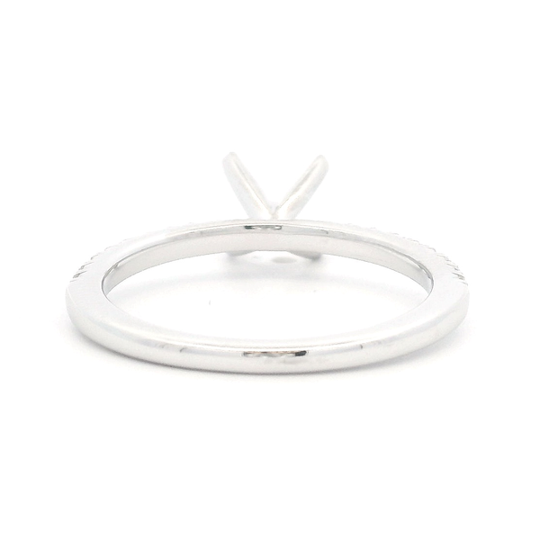 French Pave Engagement Ring | 0.18 ctw Image 3 David Douglas Diamonds & Jewelry Marietta, GA